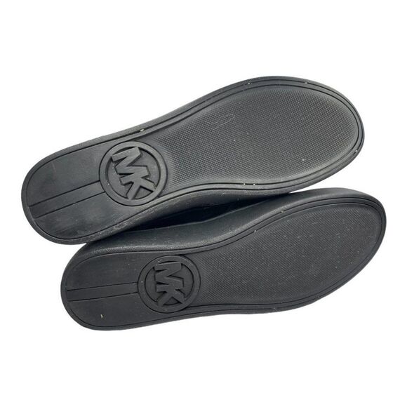 MICHAEL KORS Black Beaded Kyle Velvet Slip On Sneakers  - Picture 6 of 9